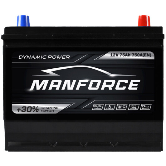 Акумулятор MANFORСE 6 CT-75-R Dynamic Power 5752262
