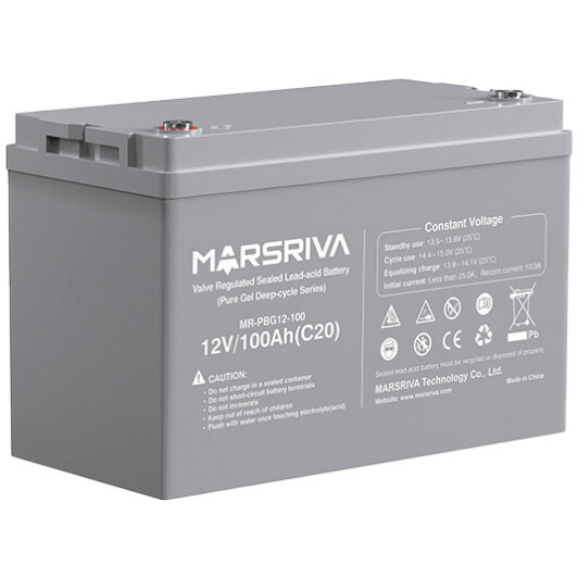 Аккумулятор для ибп Marsriva MRPBG12100 100 Ач 12 В