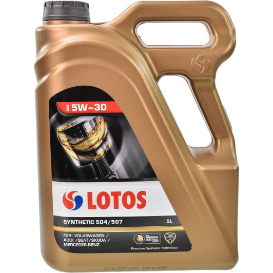 Моторное масло LOTOS 504/507 5W-30 5 л на Toyota Hiace