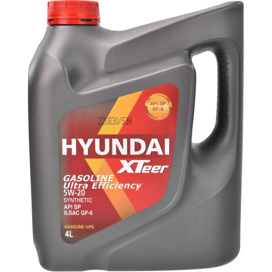 Моторное масло Hyundai XTeer Gasoline Ultra Efficiency 5W-20 4 л на Toyota Carina