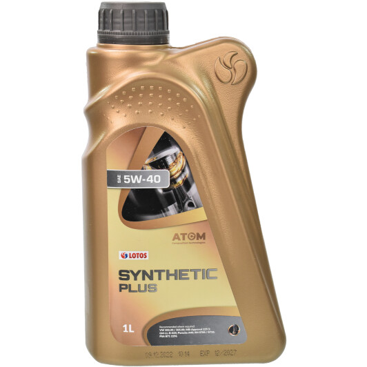 Моторное масло LOTOS Synthetic Plus 5W-40 1 л на Citroen C2