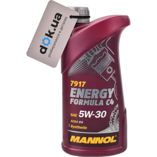 Моторна олива Mannol Energy Formula C4 5W-30 1 л на Dacia Supernova