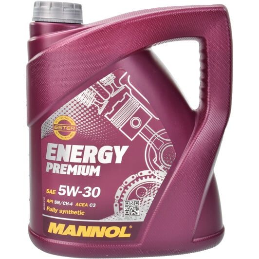 Моторна олива Mannol Energy Premium 5W-30 4 л на Skoda Roomster