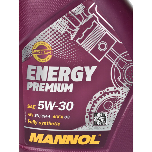 Моторное масло Mannol Energy Premium 5W-30 4 л на Fiat Cinquecento