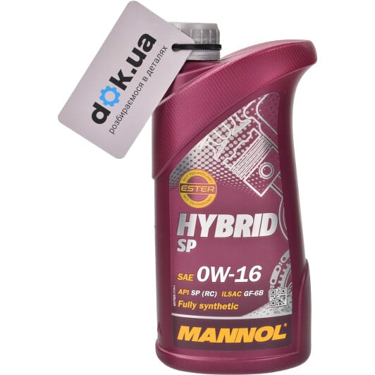 Моторное масло Mannol Hybrid SP 0W-16 1 л на Suzuki Alto