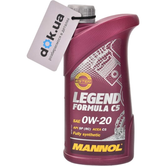 Моторное масло Mannol Legend Formula C5 0W-20 1 л на Ford EcoSport