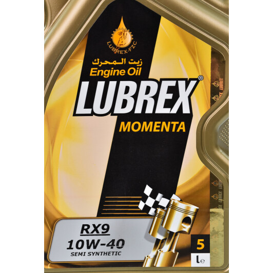 Моторное масло Lubrex Momenta RX9 10W-40 5 л на Skoda Rapid