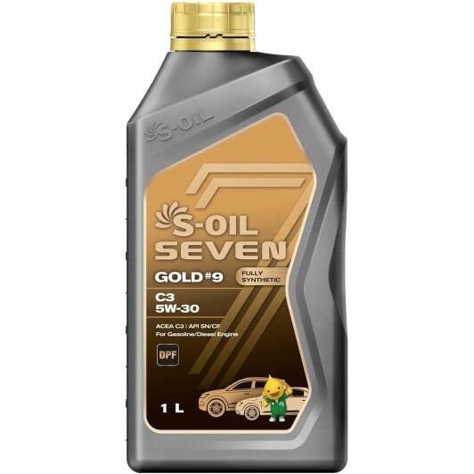 Моторное масло S-Oil Seven Gold #9 C3 5W-30 1 л на Toyota Yaris