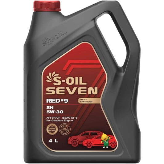 Моторна олива S-Oil Seven Red #9 SN 5W-30 4 л на Peugeot 305