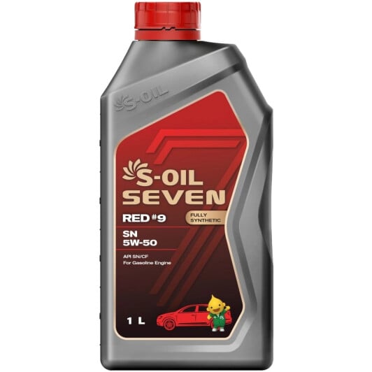 Моторна олива S-Oil Seven Red #9 SN 5W-50 1 л на Kia Pride