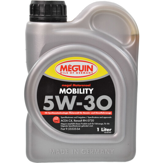 Моторное масло Meguin Mobility 5W-30 1 л на Nissan Pathfinder