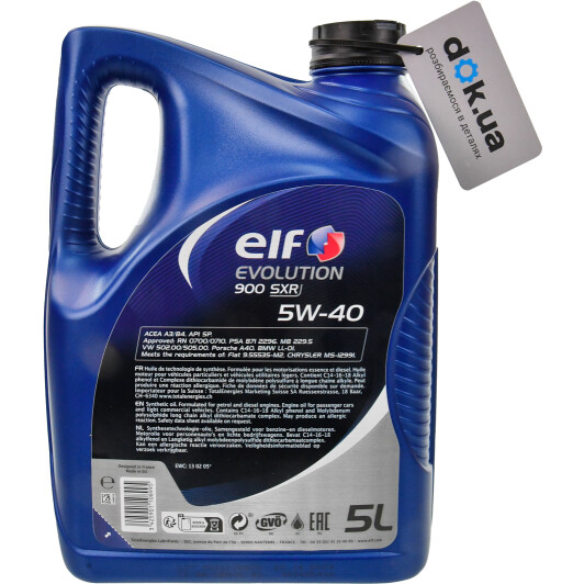 Масло Elf Evolution 900 SXR 5W-40 5 л на Mitsubishi Pajero
