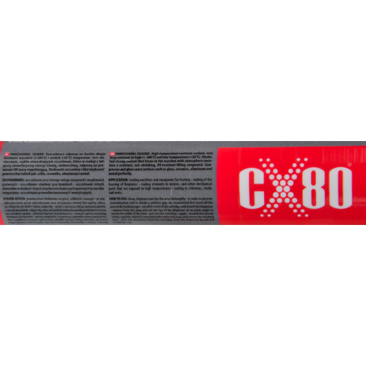 CX80 Silicone Profesional черный формирователь прокладок, 310 мл (310BK) 310 г