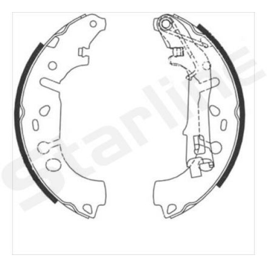 Тормозные колодки Starline BC09100