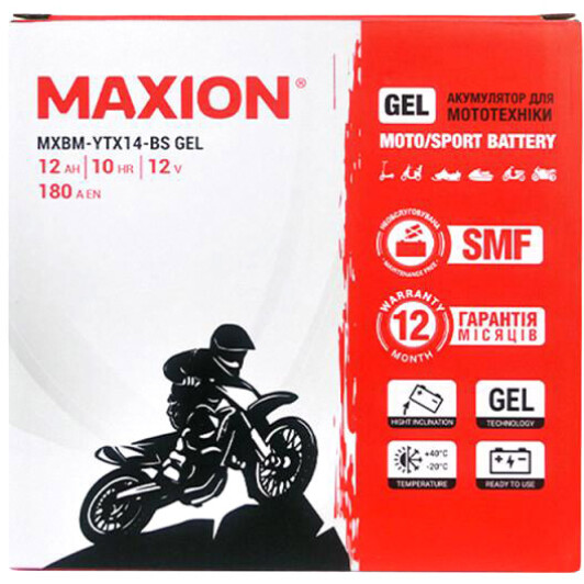 Аккумулятор Maxion 6 CT-14-L MXBM-YTX14-BSGEL