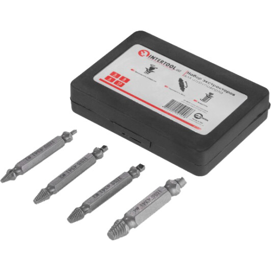 Набор бит-экстракторов Intertool VT-5010 4 шт.