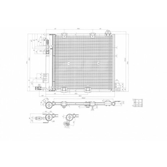 Радиатор кондиционера Hart 602283