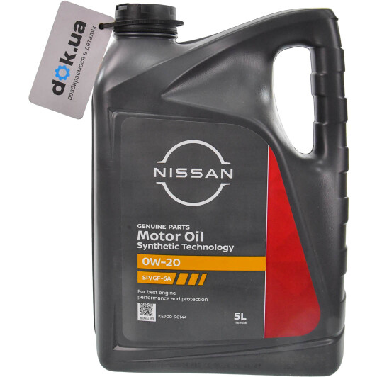 Олива Nissan / Infiniti Motor Oil SP/GF-6A 0W-20 5 л на Mitsubishi Pajero