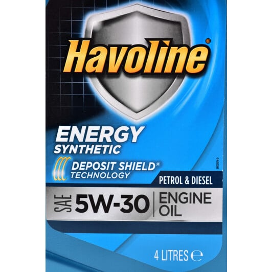 Моторна олива Texaco Havoline Energy 5W-30 4 л на Citroen DS4