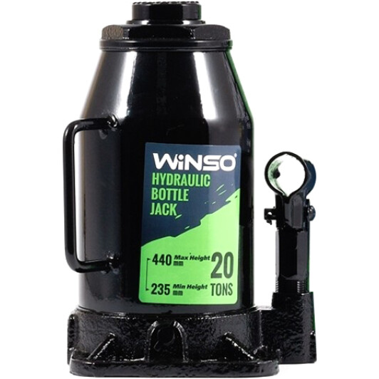 Домкрат Winso Hydraulic Bottle Jack пляшковий гідравлічний 20 т 170220