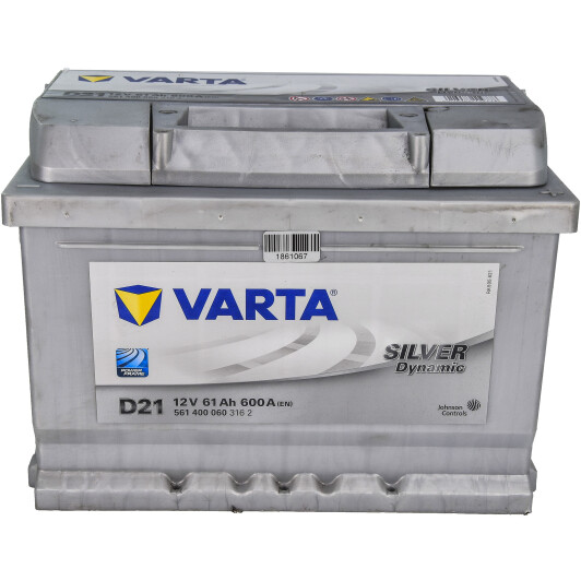 Акумулятор Varta 6 CT-61-R Silver Dynamic 561400060: купити автоакумулятори в Україні та Києві | dok.ua