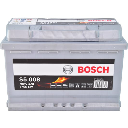 Акумулятор Bosch 6 CT-77-R S5 Silver Plus 0092S50080: купити автоакумулятори в Україні та Києві | DOK.ua