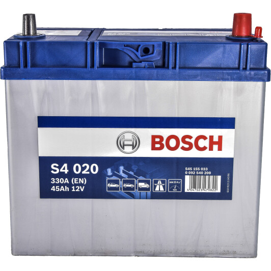 Акумулятор Bosch 6 CT-45-R S4 Silver 0092S40200