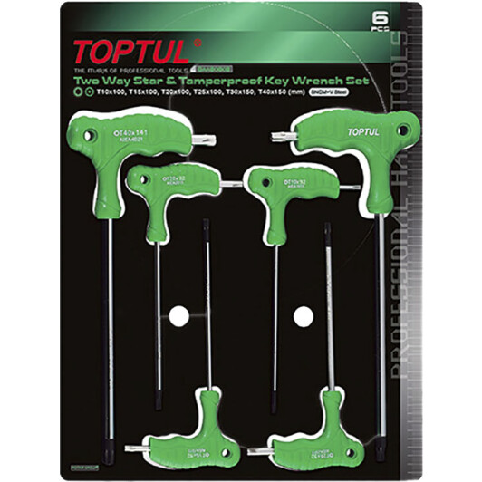 Набор ключей TORX Toptul GAAS0602 T10-T40 6 шт