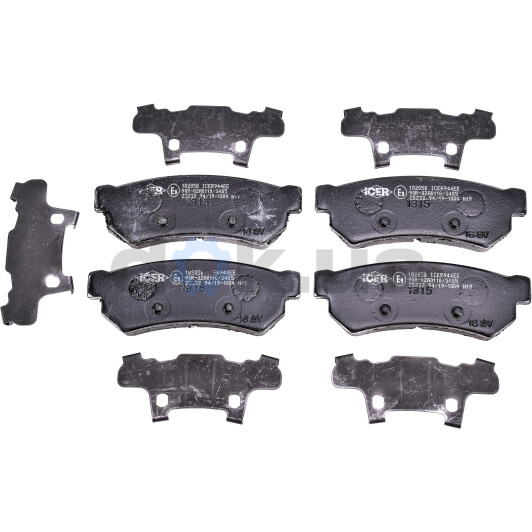 Гальмівні колодки Icer 182058