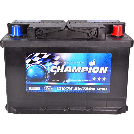 Аккумулятор Champion 6 CT-74-R Black CHB740