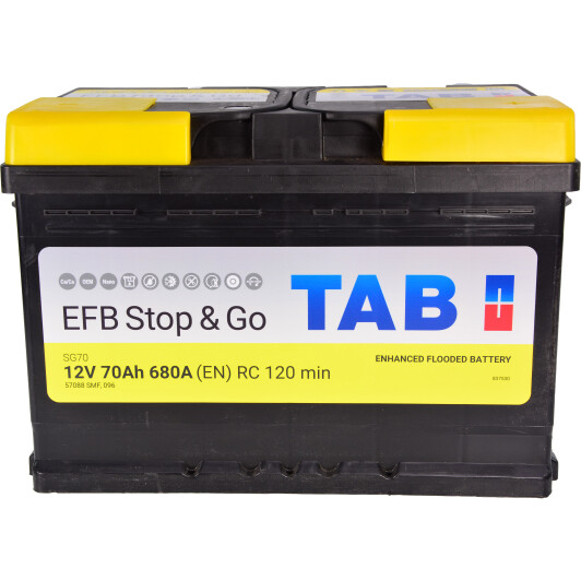 Акумулятор TAB 6 CT-70-R Magic Stop & Go EFB 212070