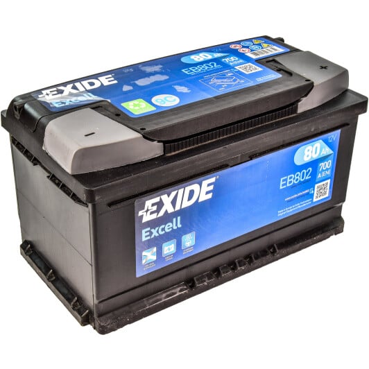 Акумулятор Exide 6 CT-80-R Excell EB802