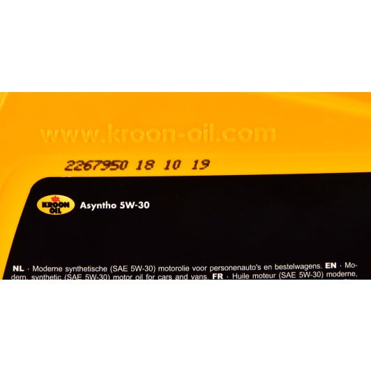 Моторное масло Kroon Oil Asyntho 5W-30 для Toyota Camry 1 л на Toyota Camry