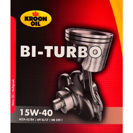 Моторна олива Kroon Oil Bi-Turbo 15W-40 1 л на Kia Retona