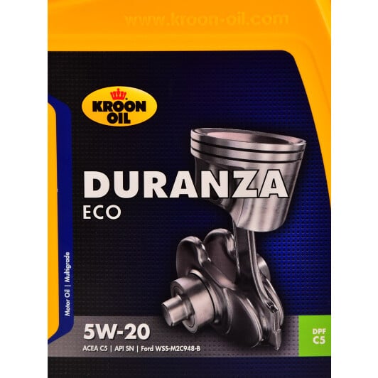 Моторное масло Kroon Oil Duranza ECO 5W-20 1 л на Suzuki Baleno