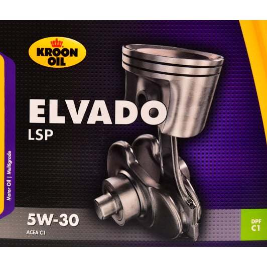 Моторное масло Kroon Oil Elvado LSP 5W-30 5 л на Fiat Idea