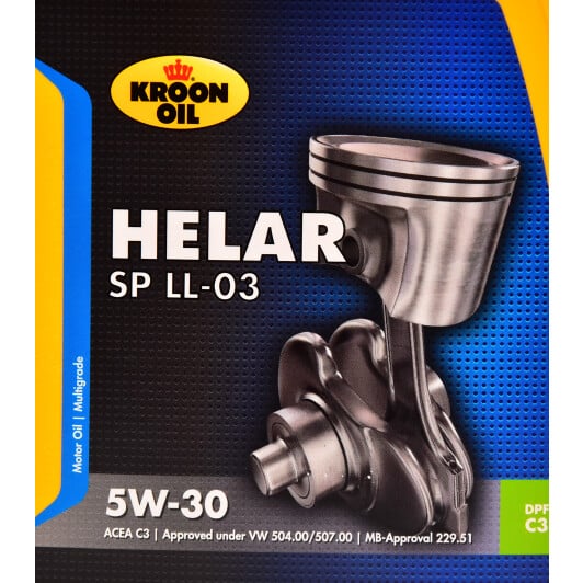 Моторное масло Kroon Oil Helar SP LL-03 5W-30 1 л на Volvo XC60