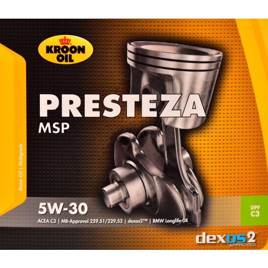 Моторное масло Kroon Oil Presteza MSP 5W-30 для Nissan 200 SX 5 л на Nissan 200 SX
