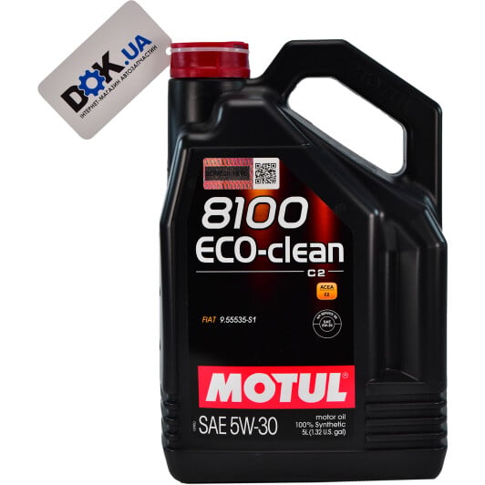 Моторное масло Motul 8100 Eco-Clean 5W-30 для Kia Sportage 5 л на Kia Sportage