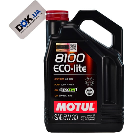 Моторное масло Motul 8100 Eco-Lite 5W-30 4 л на Daewoo Lacetti