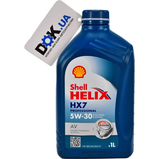 Моторна олива Shell Helix HX7 Professional AV 5W-30 1 л на Toyota Camry