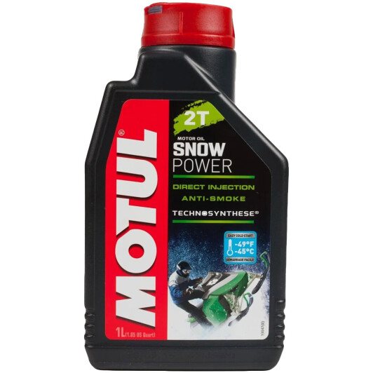 Motul SnowPower, 1 л (812201) моторна олива 2T 1 л