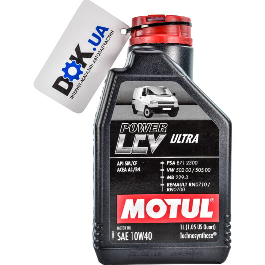 Моторное масло Motul Power LCV Ultra 10W-40 1 л на BMW 7 Series