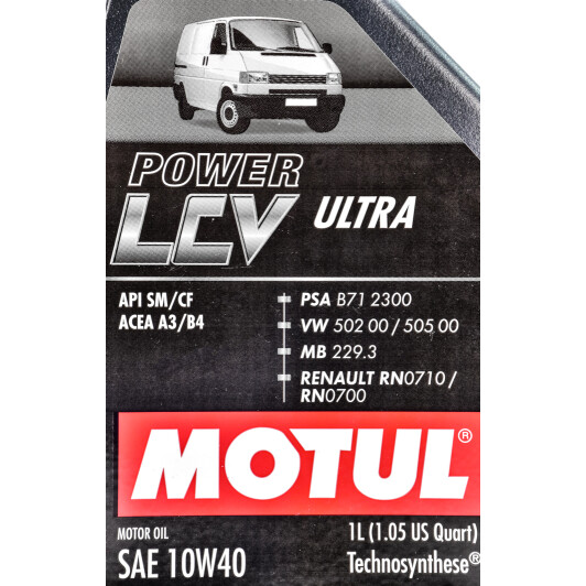 Моторное масло Motul Power LCV Ultra 10W-40 1 л на Daihatsu Sirion