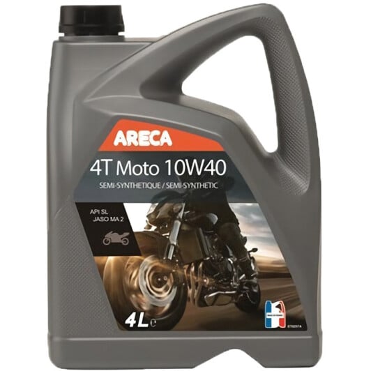 Моторна олива 4T Areca Moto 10W-40 синтетическое, 4 л 4 л