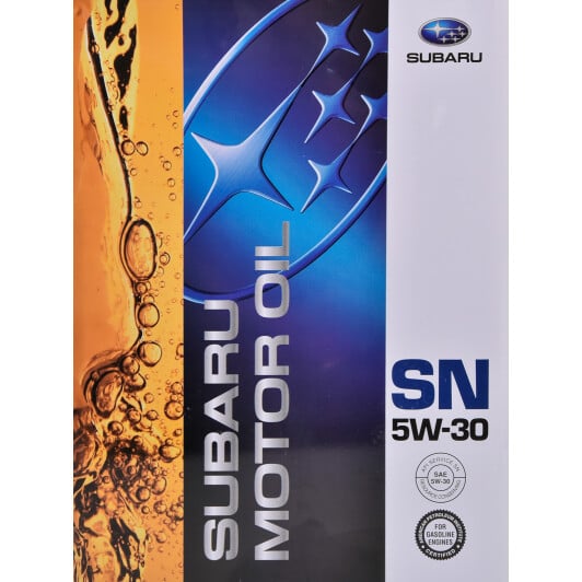 Моторное масло Subaru Motor Oil 5W-30 4 л на Nissan 200 SX
