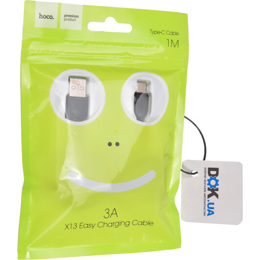 Кабель Hoco X13 X13TYPECL1MBLACK USB - USB type-C 1 м