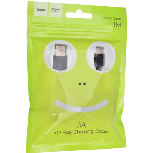 Кабель Hoco X13 X13TYPECL1MBLACK USB - USB type-C 1 м