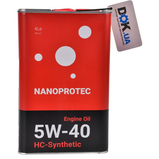 Моторное масло Nanoprotec HC-Synthetic 5W-40 4 л на Volkswagen Phaeton