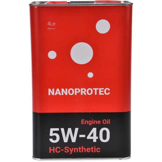 Моторна олива Nanoprotec HC-Synthetic 5W-40 4 л на Jaguar X-type